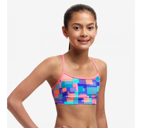 Купальник спортивный раздельный Funkita Girl's Racerback Two Piece Купальник спортивный раздельный Funkita Girl's Racerback Two Piece