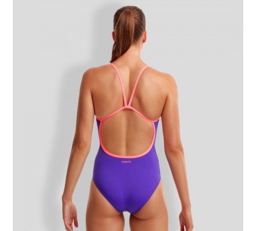 Купальник спортивный Funkita Ladies Single Strap One Piece steel Купальник спортивный Funkita Ladies Single Strap One Piece steel