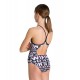 Купальник спортивный Arena NEON GLITCH JR LIGHT DROP BACK L черный