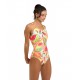 Купальник спортивный Arena TROPIC CONTROL PRO BACK LOW