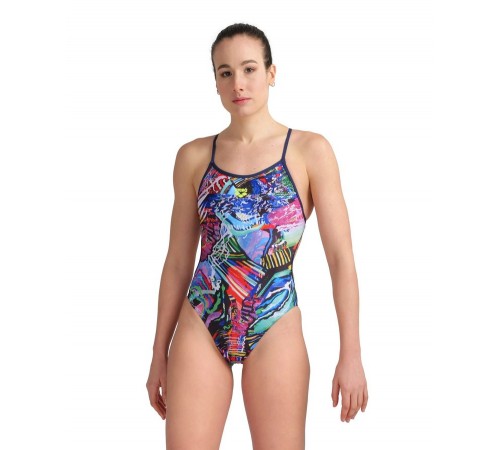 Купальник спортивный Arena LACE BACK ALLOVER