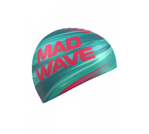 Шапка силиконовая MAD WAVE с принтом