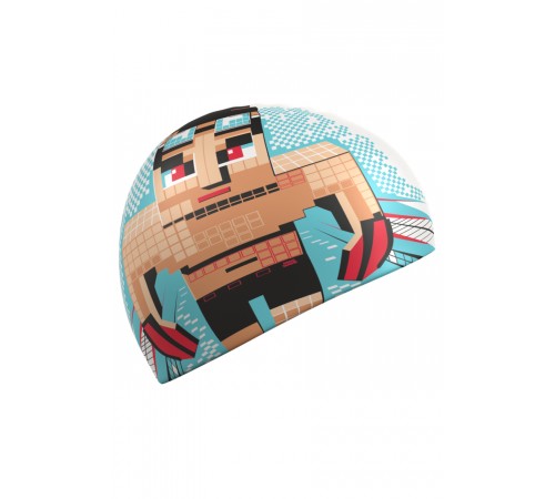 Шапка детская силиконовая MAD WAVE с принтом