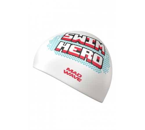 Шапка детская силиконовая MAD WAVE с принтом